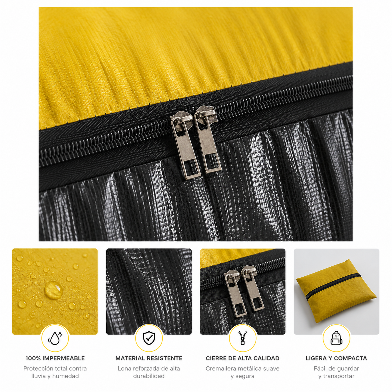 Bolsa de Almacenamiento y Mudanza de Gran Capacidad, Resistente e Impermeable